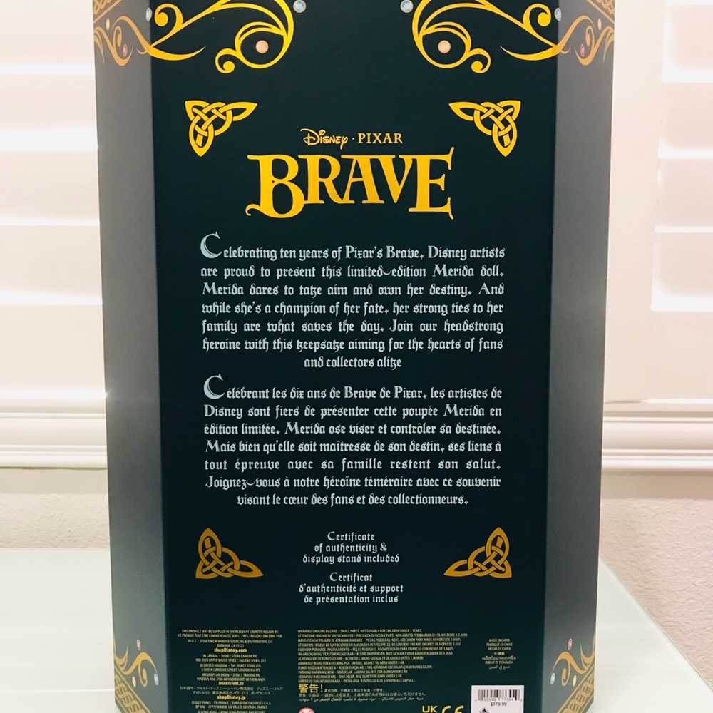 Disney D23 Expo Limited Edition Merida Brave Princess Doll #843/1,000 - Picture 4 of 10